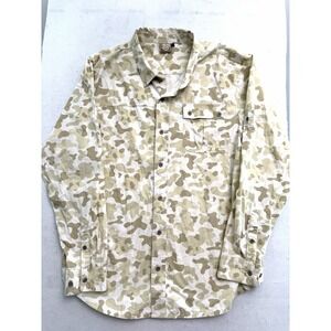 Vintage Lifted Research Group Men's Camo Button Up Shirt 4XL‎ RARE